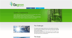 Desktop Screenshot of gogreencapital.be