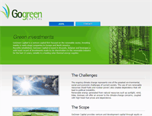 Tablet Screenshot of gogreencapital.be